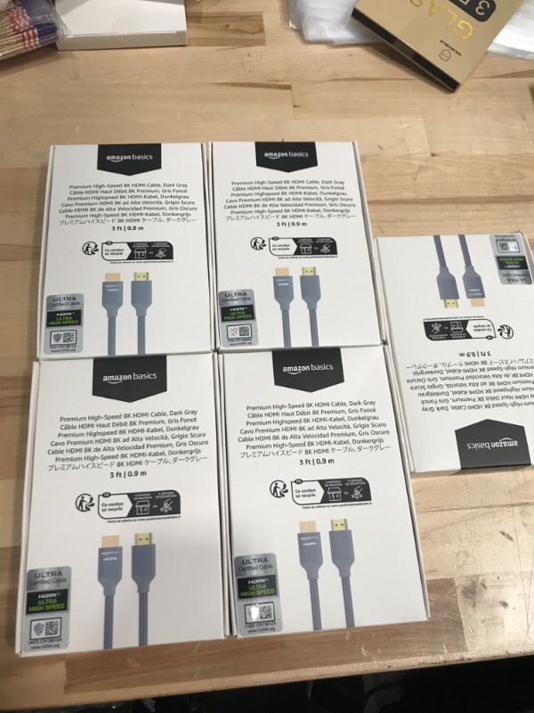 Photo 2 of 5 ITEMS Amazon Basics High-Speed HDMI Cable BUNDLE