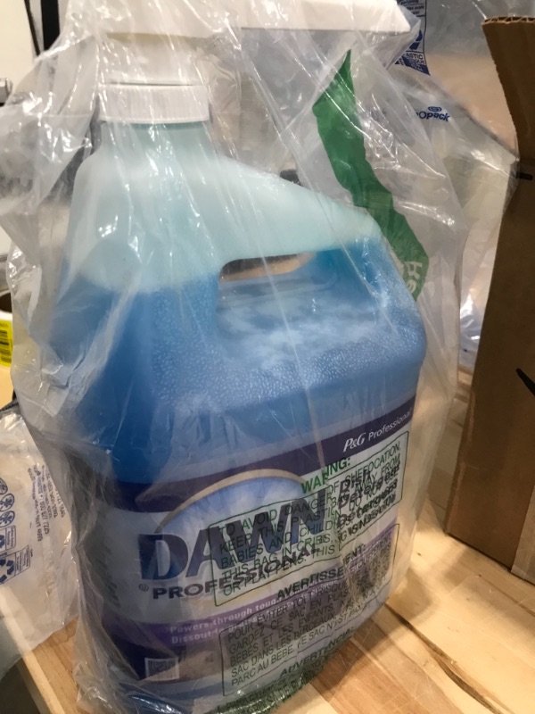 Photo 2 of Procter & Gamble Dawn Manual Pot and Pan Detergent, 1 gal, Blue | 4/Case