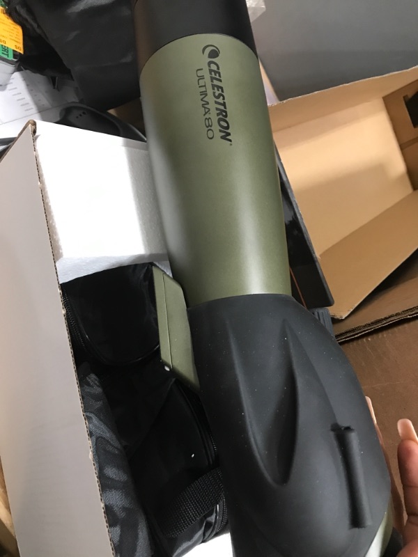 Photo 3 of Celestron – Ultima 80 Angled Spotting Scope – 20-60x Zoom Eyepiece – Multi-coated Optics