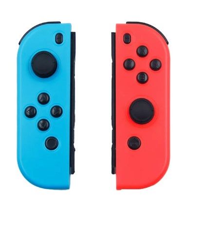 Photo 1 of (L/R) for Nintendo Switch Controller- Neon Red/Neon Blue Game