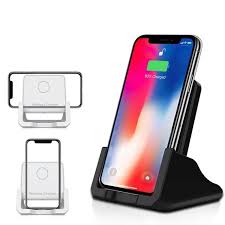 Photo 1 of AFOSUN Fast Wireless Charger 15W Charging Stand Qi-Enable Phones Compatible with iPhone 13/12/11/Pro/XR/XS/X/8/8Plus Samsung Galaxy S20/21 S10 Note 20 10 Google(No AC Adapter)