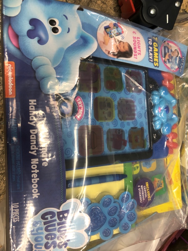 Photo 2 of Blue’s Clues & You! Ultimate Handy Dandy Notebook, Interactive Kids Toy with Lights and Sounds, Blue's Clues Game, by Just Play