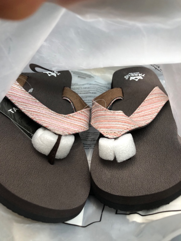 Photo 2 of TARELO Women Flip Flops Wedge Sandals Soft Thong Slides Non Slip On Slippers Size 10