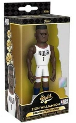 Photo 1 of 3 
Zion Williamson (New Orleans Pelicans) (Home Uniform) Funko Gold 5" NBA
