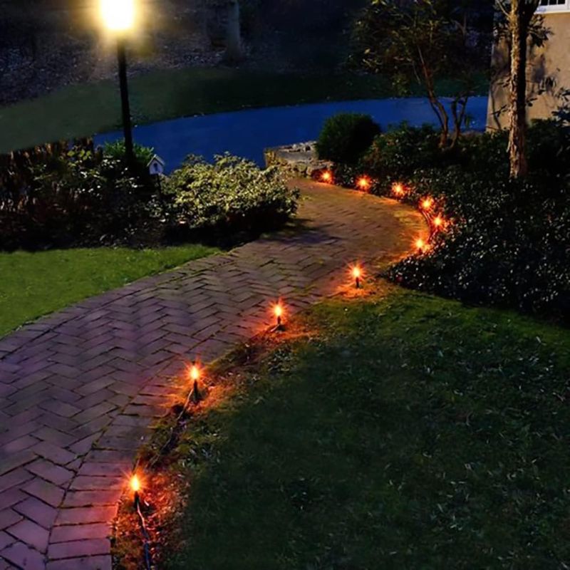 Photo 1 of Abeja C9 Orange Christmas Lights, 25 Feet Outdoor Christmas String Lights with 26 C9 Orange Bulbs (1 Spare), Outdoor Decorative Yard Lightsfor Outdoor, Indoor Decoration, Christmas Party Decoration
