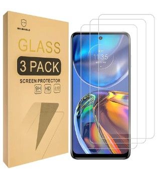 Photo 1 of 7pcks of Mr.Shield [3-Pack] Designed For Motorola Moto E32 / Moto E32s [Tempered Glass] [Japan Glass with 9H Hardness] Screen Protector with Lifetime Replacement