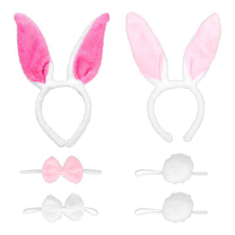 Photo 2 of 
Etereauty Bunny Rabbit Costume Ears Set Kids Hair Accessories Kit Dress Tail Headband Plush Concert White Headpiece Up Accessory, Kids Unisex, Size:
Description This rabbit ears cosplay costume set is portable with compact size and light weight, you coul