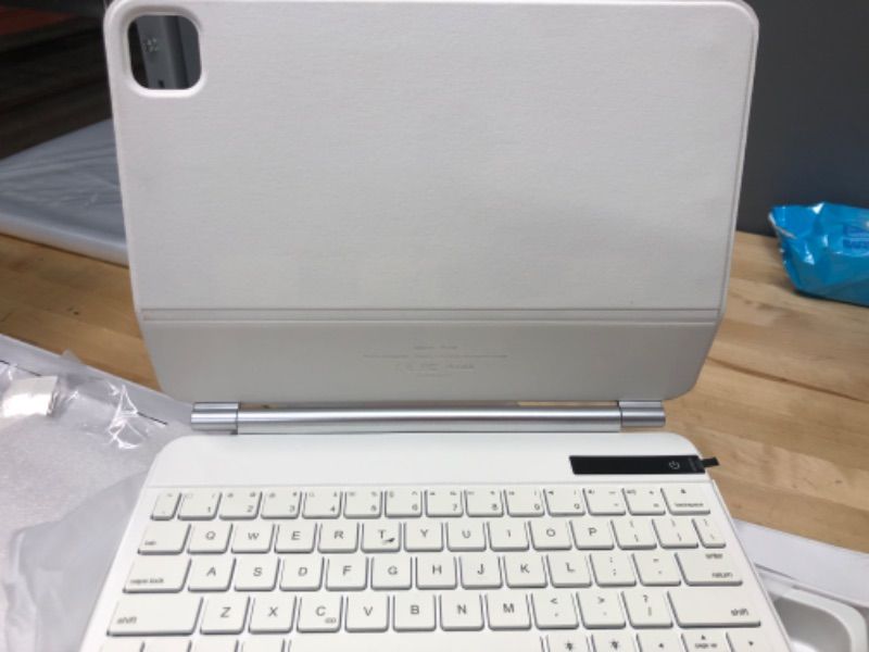 Photo 2 of Tiaota iPad Keyboard Case iPad Air 3rd for iPad Pro 10.5" 2017 with Touchpad White **PICTURE FOR REFERENCE**