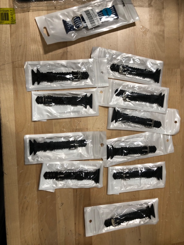 Photo 1 of 11 ITEMS ASSORTED APPLE WATCH BAND BUNDLE