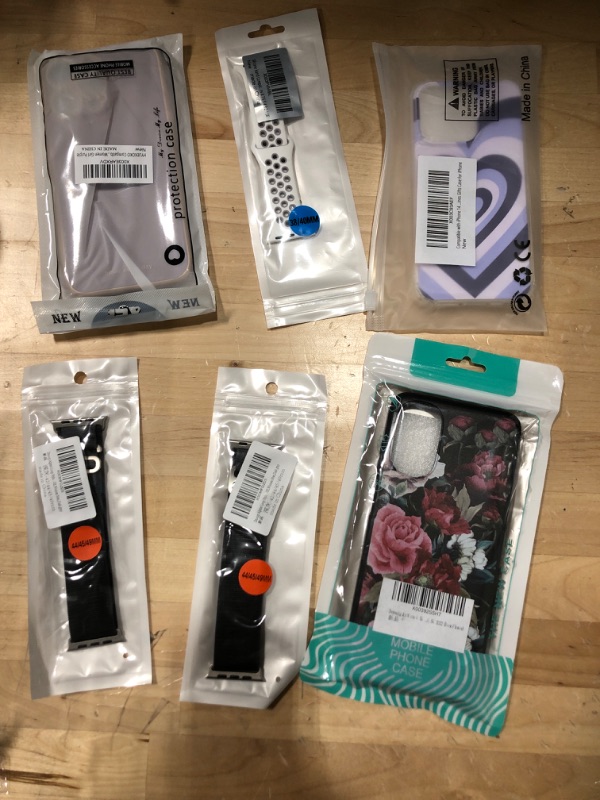 Photo 1 of 6 ITEMS, ASSORTED PHONE ACCESSORIES BUNDLE