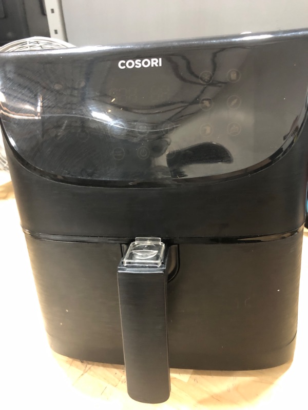 Photo 1 of *** PARTS ONLY *** COSORI Pro Gen 2 Air Fryer 5.8QT, Upgraded Version with Stable Performance & Sleek New Look, 13 One Touch Functions, 100 Paper & 1100 Online Recipes, Dishwasher-Safe Detachable Square Basket, Black
