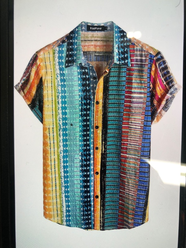 Photo 1 of Color and Pattern are Different Than Photo******Men's Casual Hawaiian Shirt Short Sleeve