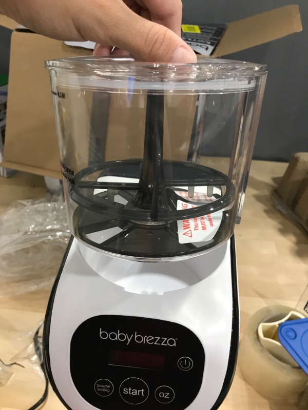 Photo 6 of Baby Brezza Formula Pro Mini Baby Formula Maker – Small Baby Formula Mixer Machine Fits Small Spaces and is Portable for Travel– Bottle Makers Makes The Perfect Bottle for Your Infant On The Go Formula Pro Mini Dispenser Machine