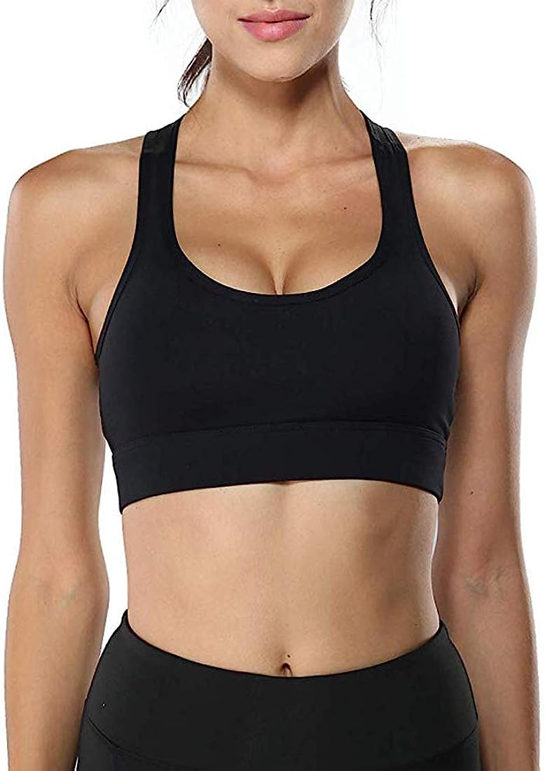 Photo 1 of Litthing Sports Bras for Women Padded Racerback Bra Fitness Activewear Workout Tank Tops S