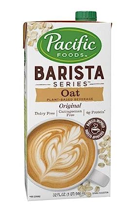 Photo 1 of *BB 05/06/2023* Pacific Natural Foods Oat Milk Barista Series-Non-Dairy Gluten Free- 32 oz ea- case of 6
