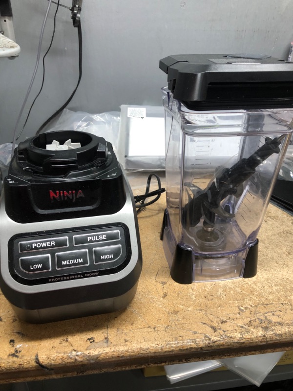 Photo 2 of 
Ninja BL610 Professional 72 Oz Countertop Blender with 1000-Watt Base and Total Crushing Technology for Smoothies, Ice and Frozen Fruit, Black, 9.5 in L x 7...