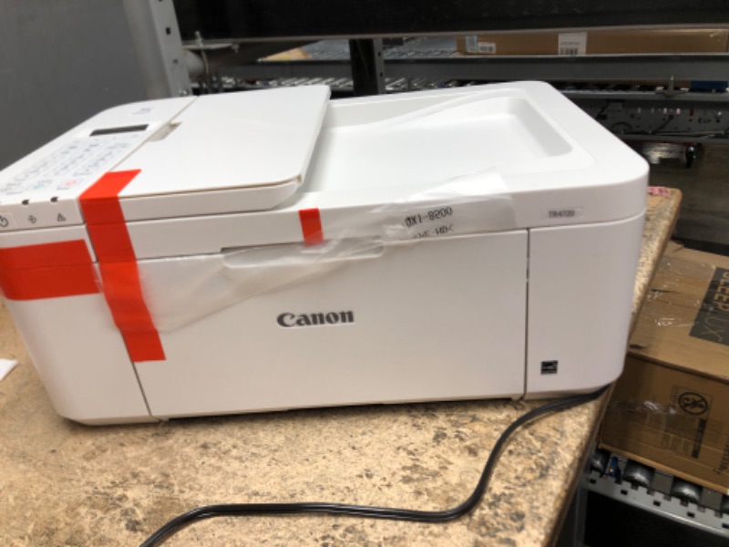 Photo 3 of 
Canon PIXMA TR4720 All-in-One Wireless Printer Home use, with Auto Document Feeder, Mobile Printing and Built-in Fax, White
Style:PIXMA TR4720 WH
Pattern Name:Printer