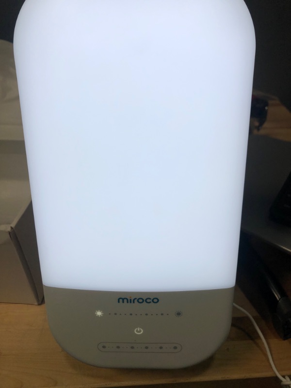 Photo 3 of ***TESTED/ POWERS ON***Light Therapy Lamp, LED Bright White Therapy Light - UV Free 10000 Lux, 6 Brightness Levels, Timer Function, Touch Control, Standing Bracket, Memory Function