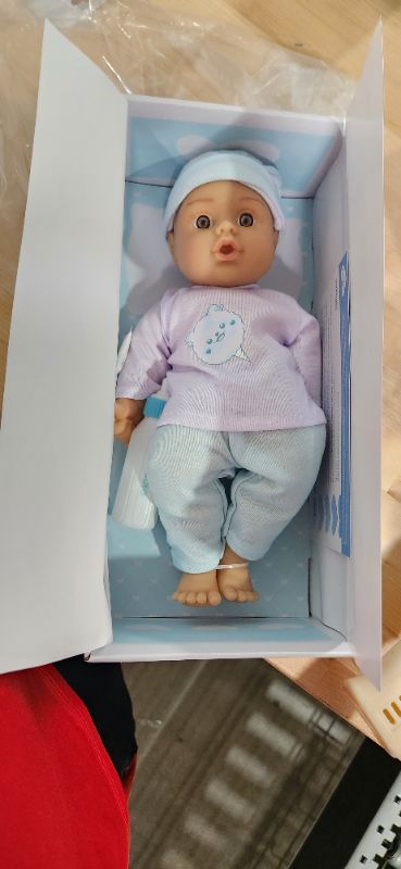 Photo 2 of Adora Sweet Baby Boy Peanut - Machine Washable Baby Doll Age 1+ (Amazon Exclusive), 11 inches, Blue
