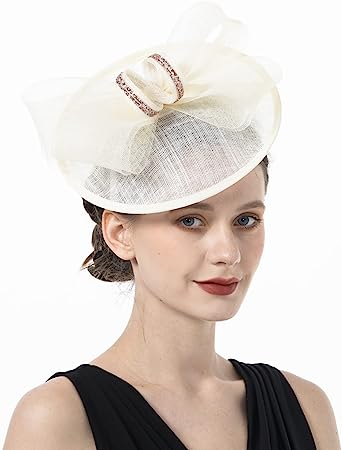 Photo 1 of Women's Organza Church Kentucky Derby British Fascinator Bridal Tea Party Wedding Hat Summer