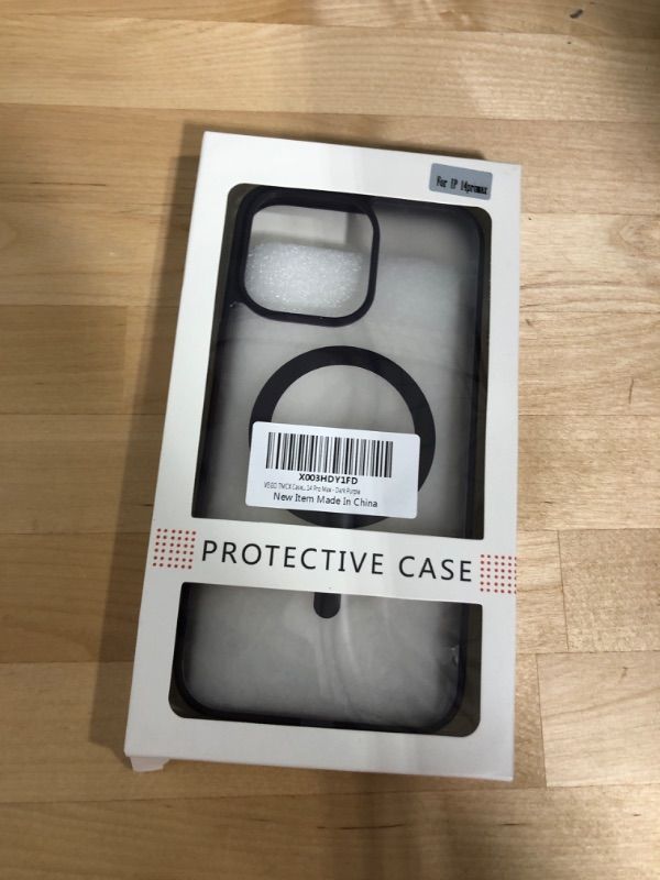 Photo 2 of [2023 New] for iPhone 14 Pro Max Case with MagSafe, [Strong Magnet] [Non-Yellowing] [Military Grade Protection] Magnetic Clear Slim Thin Bumper Phone Cover for (Apple 14pro Max, Clear-Mag Safe) iPhone 14 Pro Max Case Clear-Mag Safe