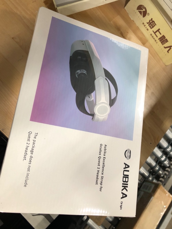 Photo 2 of *** NEW SEALED BOX *** AUBIKA Head Strap for Meta/Oculus Quest 2, Replacement for Elite Strap, Enhanced Support and Comfort in VR Gray