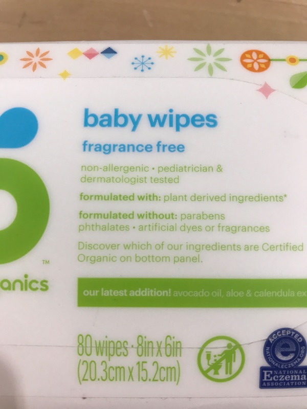 Photo 3 of Babyganics, Wipes, 80 Count 80 Count (Pack of 1)