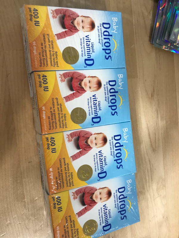 Photo 2 of Ddrops Baby 400 Iu 90 Drops 0.08 Fluid Ounce (4 Pack) Unflavored 0.08 Fl Oz (Pack of 4)

EXP 09.24