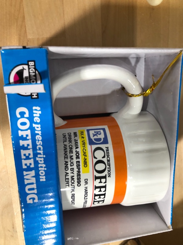 Photo 1 of Big Mouth Toys BMMU-0008 Prescription Pill Bottle Coffee Mug,12 Ounces