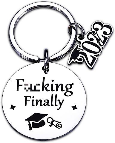 Photo 1 of 2023 Funny Graduation Gifts for Her Him Girls Boy Teen Class of 2023 Fun Keychains 5 8 12th Grade Middle Senior High School College Students Nurse Graduates Women Men