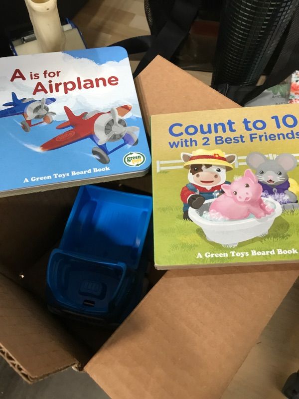 Photo 1 of  Green Toys Pick up Truck and 2 Board Books