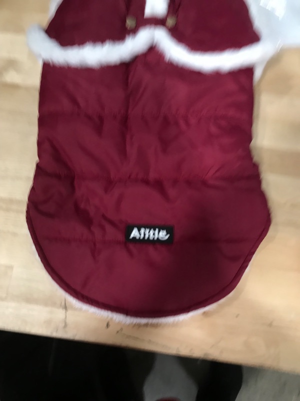 Photo 1 of AIITLE DOG COAT MAROON COLOR
SIZE=MED/LG