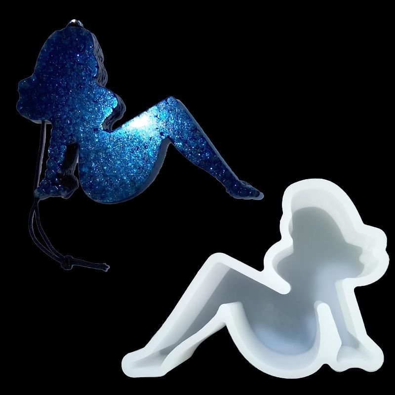 Photo 1 of 
Sexy Girl Lady Car Freshie Mold - Sexy Mudflap Girl Silicone Epoxy Resin Molds - Air Freshie Molds for Aroma Beads - Candle Molds - Soap Mold-- 2 ITEMS 