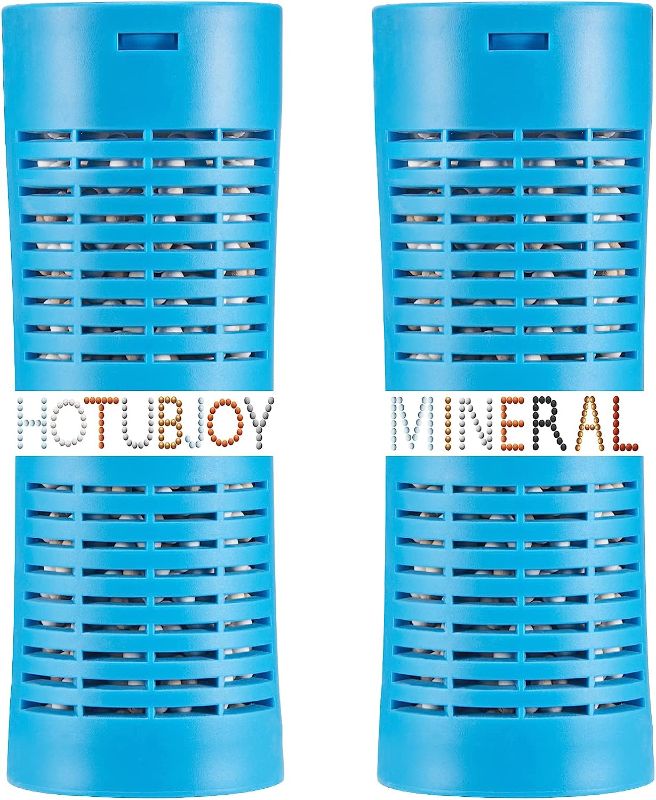 Photo 1 of **See Notes**
HOTUBJOY Hot Tub Inline System Mineral Filter Cartridge Replacement for Spa (2, Blue)