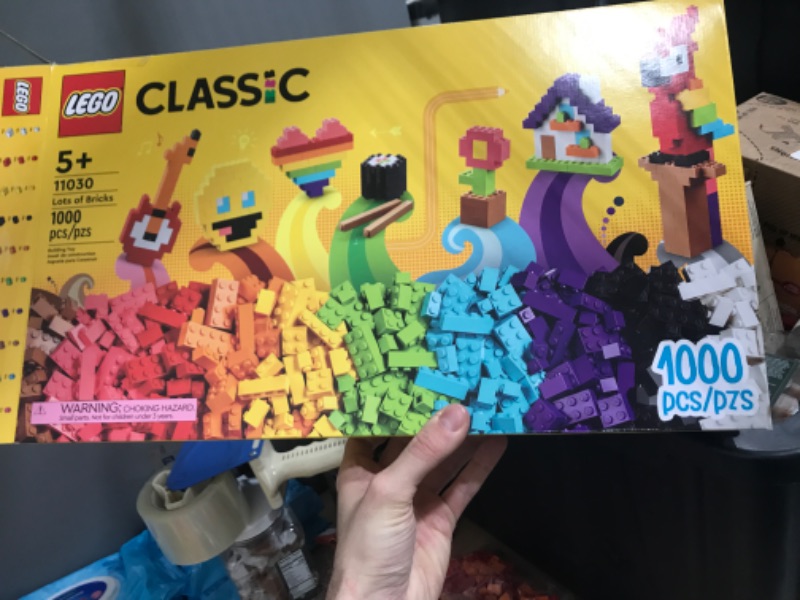 Photo 3 of ***MISSING BAGS***LEGO Classic Lots of Bricks Construction Toy Set 11030, Build a Smiley Emoji & Classic Creative Pastel Fun Bricks Box 11028, Building Toys for Kids, Girls, Boys Ages 5 Plus with Models Toy Set + Building Toys Frustration-Free Packaging