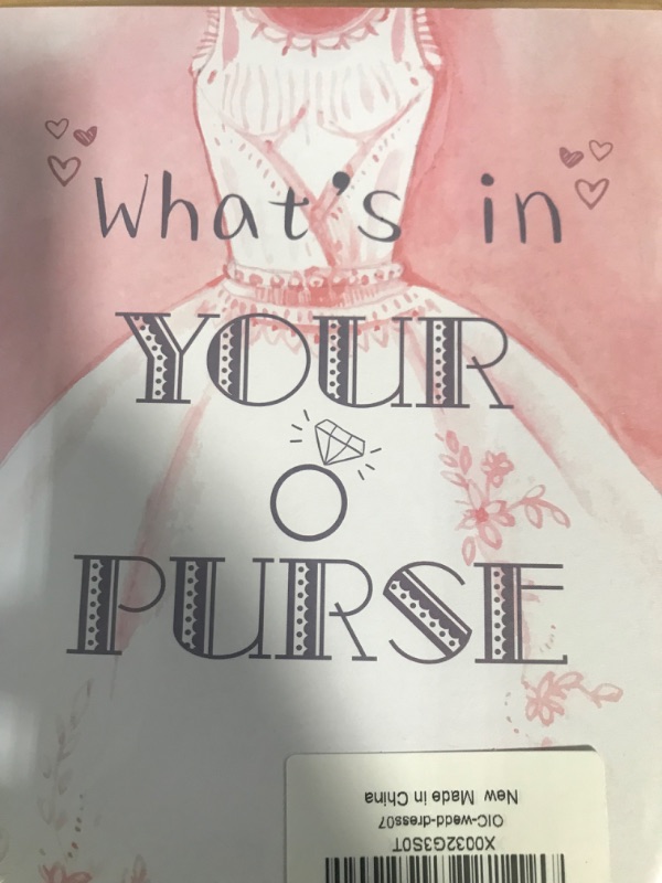 Photo 3 of 'What's In Your Purse' Bridal Shower Game- Bundle of 5