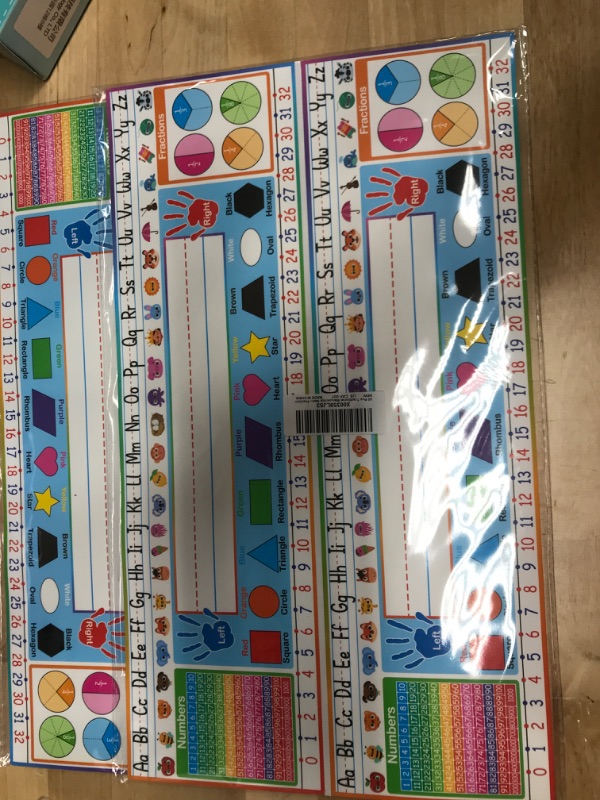 Photo 1 of 2 ITEMS, NAME PLATES FOR DESKS BUNDLE
