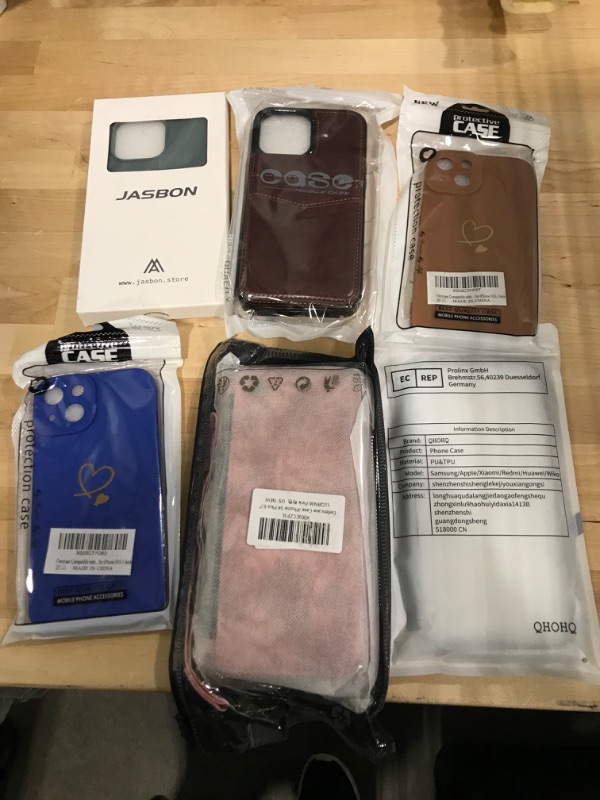 Photo 1 of 6 ITEMS PHONE CASES BUNDLE