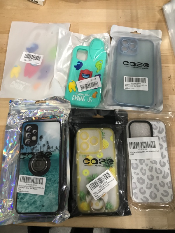 Photo 1 of 6 ITEMS PHONE CASES BUNDLE