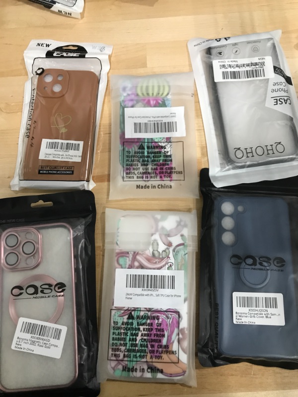 Photo 1 of 6 ITEMS PHONE CASES BUNDLE