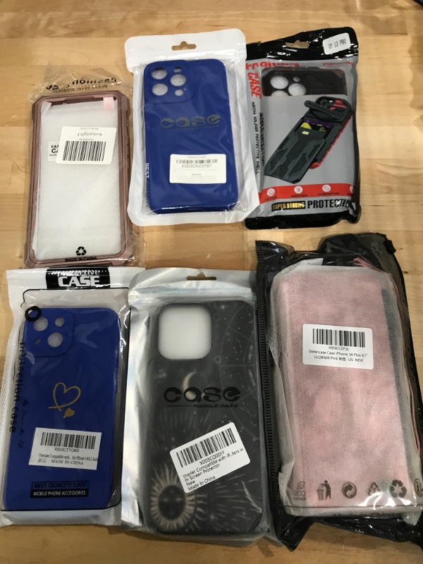 Photo 1 of 6 ITEMS PHONE CASES BUNDLE