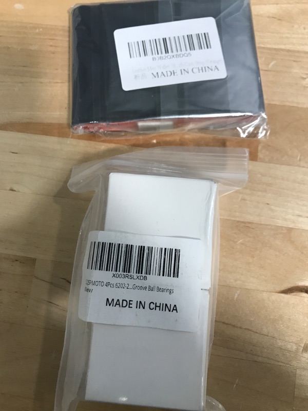 Photo 1 of 2 ITEMS MENS WALLET/BALL BEARINGS BUNDLE