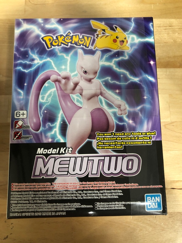 Photo 2 of Bandai Hobby Mewtwo Bandai Model Kit Multicolor