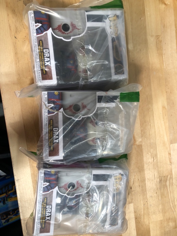 Photo 2 of boxes are damaged
3-pack 
Funko Pop! Marvel: Guardians of The Galaxy Volume 3 - Drax