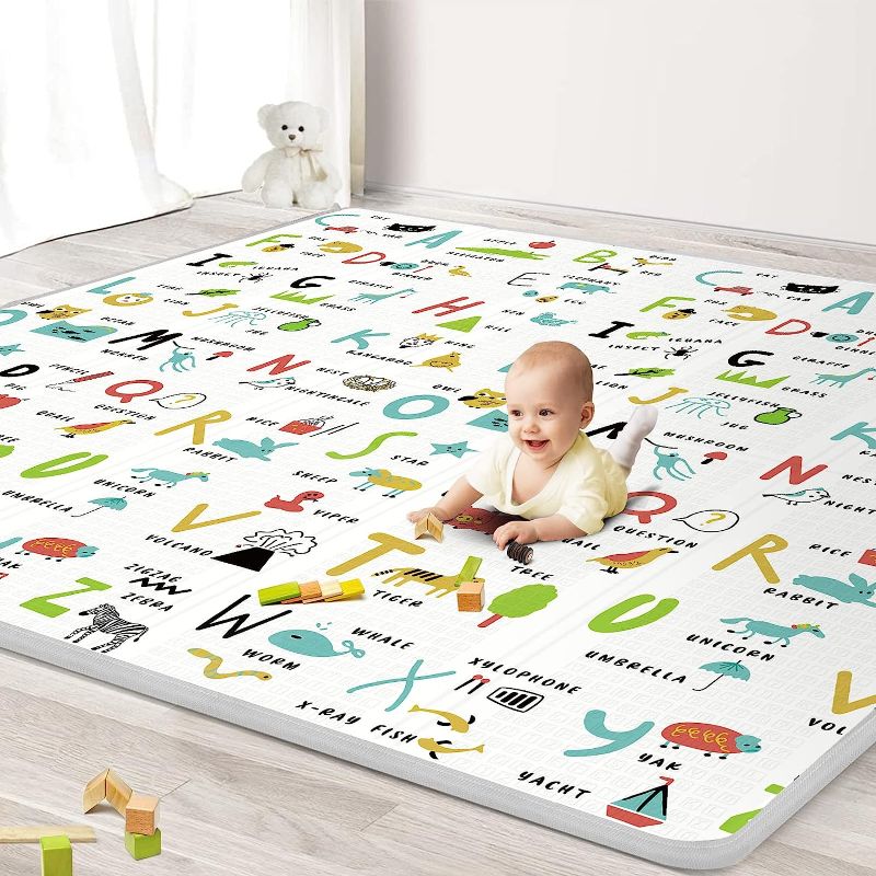 Photo 1 of 
Stock Photo Reference Only***Baby Play Mat, 0.6" Thick Baby Crawling Mat, Extra Large Foldable Foam Floor Play Mat for Babies,Toddlers, Infants, Anti Slip Waterproof Non Toxic...