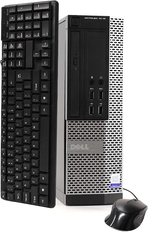 Photo 1 of Dell Optiplex 7020 Small Form Desktop, Quad Core i5 4570 3.2Ghz, 16GB DDR3 RAM, 2TB Hard Drive, DVD-RW, Windows 10 Pro (R