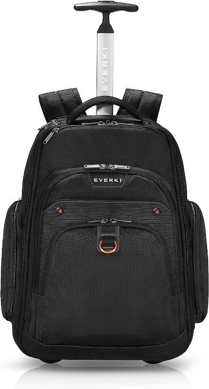 Photo 1 of 
EVERKI Atlas Wheeled Laptop Backpack, 13-Inch to 17.3-Inch Adjustable Compartment, Business Professional