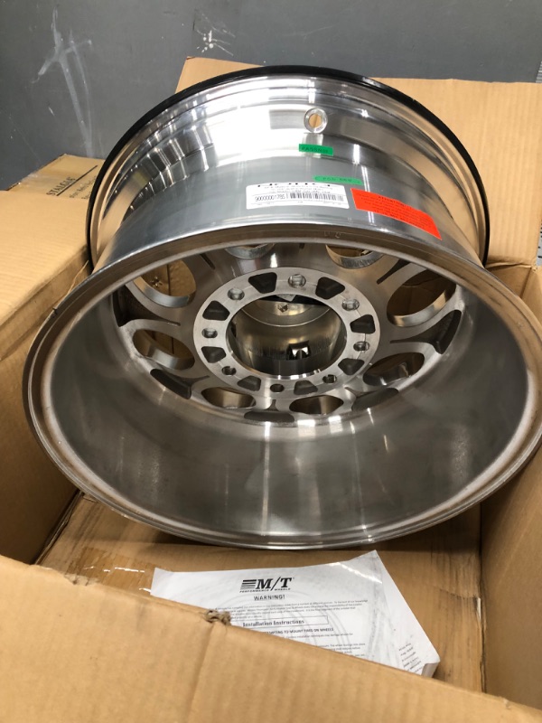 Photo 5 of **STOCK PHOTO IS REFERENCE*** ITS AN 8 LUG NOT A 5**
Mickey Thompson Classic III Wheel with Polished Finish (17x9"/8x6.5") 0 millimeters offset