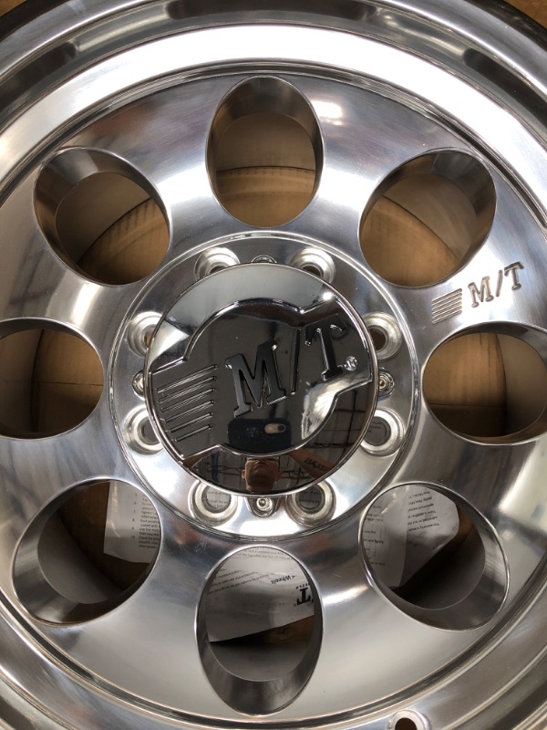 Photo 3 of **STOCK PHOTO IS REFERENCE*** ITS AN 8 LUG NOT A 5**
Mickey Thompson Classic III Wheel with Polished Finish (17x9"/8x6.5") 0 millimeters offset