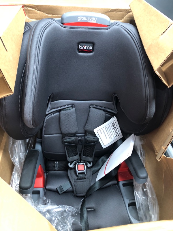 Photo 2 of Britax Grow with You ClickTight Harness-2-Booster Car Seat, Cool N Dry - Cool Flow Moisture Wicking Fabric ClickTight Cool n Dry